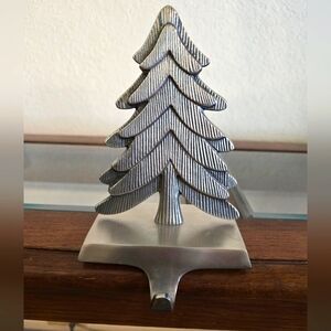 New vintage Crate & Barrel solid iron stocking hook.